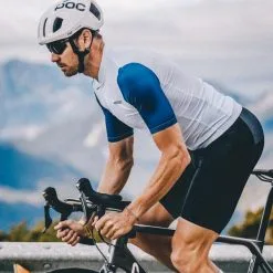 Maillot De Ciclismo Manga Corta Verano Hombre ATELCIC CAERU E55 Blanco - Colección Triatlón -Quechuagatta comercio maillot de ciclismo manga corta verano hombre atelcic caeru e55 blanco 2