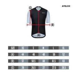 Maillot De Ciclismo Manga Corta Verano Hombre ATELCIC CAERU L77 Negro - Colección Triatlón -Quechuagatta comercio maillot de ciclismo manga corta verano hombre atelcic caeru l77 negro 4