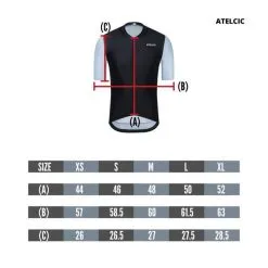 Maillot De Ciclismo Manga Corta Verano Hombre Atelcic KIBO E9 Blanco - Colecciones Triatlón -Quechuagatta comercio maillot de ciclismo manga corta verano hombre atelcic kibo e9 blanco 4