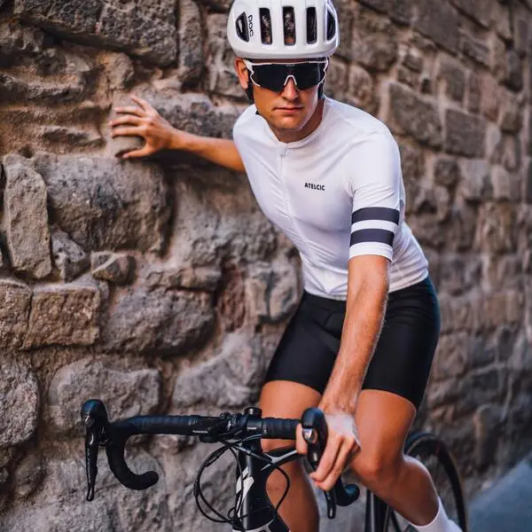 Maillot De Ciclismo Manga Corta Verano Hombre Atelcic NARIUS A22 Blanco - Colección Triatlón 3 Maillot De Ciclismo Manga Corta Verano Hombre Atelcic NARIUS A22 Blanco - Colección Triatlón - Imagen 3