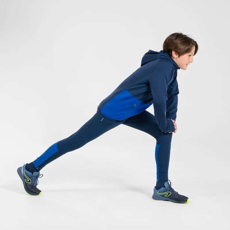 KIPRUN Mallas Largas Atletismo Niños AT500 Azul Noche - Colección Triatlón 3 KIPRUN Mallas Largas Atletismo Niños AT500 Azul Noche - Colección Triatlón - Imagen 3