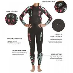 Traje de Neopreno para Triatlón ZOOT KONA Mujer - Ideal para Competición -Quechuagatta comercio neopreno triatlon mujer zoot kona 2