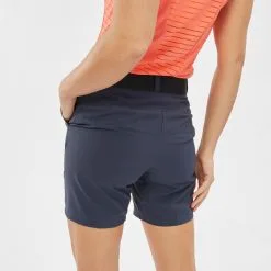 Pantalón Corto De Montaña Y Trekking Mujer Quechua MH100 Azul - Ropa de Outdoor -Quechuagatta comercio pantalon corto de montaa y trekking mujer quechua mh100 azul 1