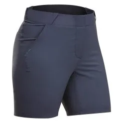 Pantalón Corto De Montaña Y Trekking Mujer Quechua MH100 Azul - Ropa de Outdoor -Quechuagatta comercio pantalon corto de montaa y trekking mujer quechua mh100 azul 4