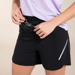 EVADICT Pantalón Corto Trail Running Holgado Mujer Negro - Ropa Deportiva para Trail Running 9 EVADICT Pantalón Corto Trail Running Holgado Mujer Negro - Ropa Deportiva para Trail Running -Quechuagatta comercio pantalon corto trail running holgado mujer negro 3