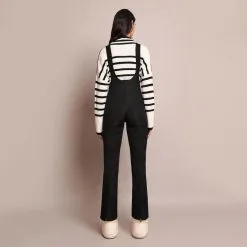 Pantalón Esquí Slim con Tirantes Ajustables para Mujer - SCALPERS ADN W SKI SLIM PANT - Negro -Quechuagatta comercio pantalon esqui slim tirantes ajustables mujer scalpers adn w ski slim pant negro 3