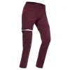 Pantalón Transformable De Senderismo MH550 Mujer - Burdeos | Quechua