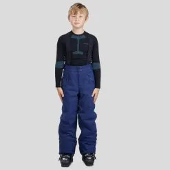 Pantalones De Esquí Y Nieve Niños 7-15 Años Wedze Ski-P PA 900 Azul - Impermeables y Térmicos