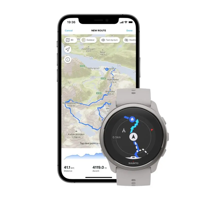 Reloj GPS Suunto 5 Peak - Trail Running, Resistente y Multifuncional 5 Reloj GPS Suunto 5 Peak - Trail Running, Resistente y Multifuncional - Imagen 5