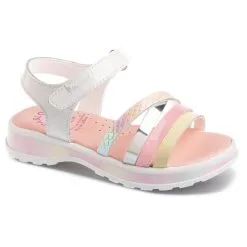 Sandalias De Marcha Deportiva De Piel De Niña PABLOSKY - Blancas - Cómodas y Duraderas