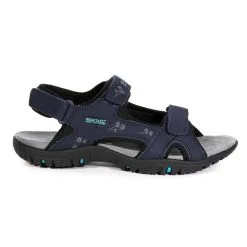 Sandalias Haris Para Mujer Marino y Negro - Regatta