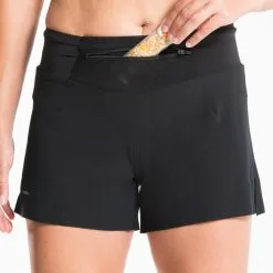 EVADICT Short Pantalón Corto Trail Running Mujer Negro - Ropa Deportiva para Running