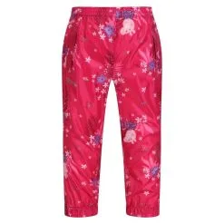 Regatta Sobrepantalones Pack It Diseño Floral Peppa Pig Para Niños/Niñas Rosa Fusión - Ropa de Exterior