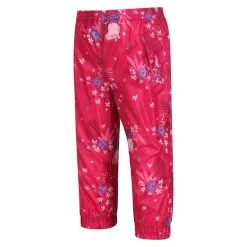 Regatta Sobrepantalones Pack It Diseño Floral Peppa Pig Para Niños/Niñas Rosa Fusión - Ropa de Exterior -Quechuagatta comercio sobrepantalones pack it diseo floral peppa pig para niosnias rosa fusion 3