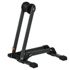 Soporte Para Bicicleta HOMCOM Negro 39x35x45,5 Cm - Metal y Nylon - Accesorios para Triatlón