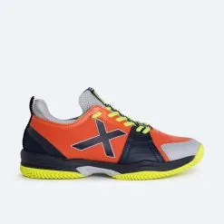 Zapatilla De Pádel MUNICH Oxygen Plus Adulto Naranja - Comodidad y Estilo en la Pista
