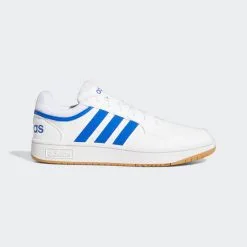 Zapatilla Hoops 3.0 Adidas Hombre Blanco - Caminar - Calzado Deportivo