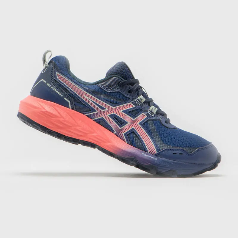 Zapatilla Trail Mujer ASICS GEL-KANAKU 5 Indigo Blue/Papaya - Calzado de Running para Mujer 2 Zapatilla Trail Mujer ASICS GEL-KANAKU 5 Indigo Blue/Papaya - Calzado de Running para Mujer - Imagen 2