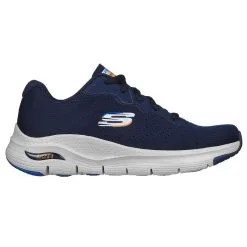 Zapatillas Caminar Hombre SKECHERS Arch Fit Azul Marino - Comodidad y Estilo en Horma Ancha