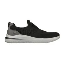 Zapatillas Caminar Hombre SKECHERS Delson 3.0-Fairfield Negro | Zapatillas Horma Ancha