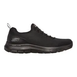 Zapatillas Caminar Hombre Skechers Flex Advantage 4.0 Negro - Horma Ancha | Comodidad y Estilo
