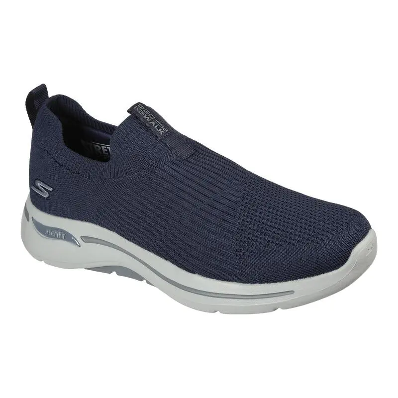 Zapatillas Skechers GO Walk Arch Fit para Hombre - Caminar Cómodo - Azul Marino 2 Zapatillas Skechers GO Walk Arch Fit para Hombre - Caminar Cómodo - Azul Marino - Imagen 2