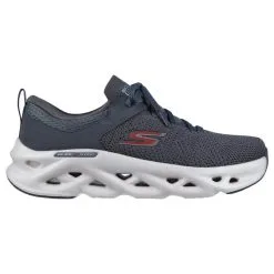 Skechers Go Run Wirl Tech Zapatillas Caminar Hombre Gris - Horma Ancha y Tendencias