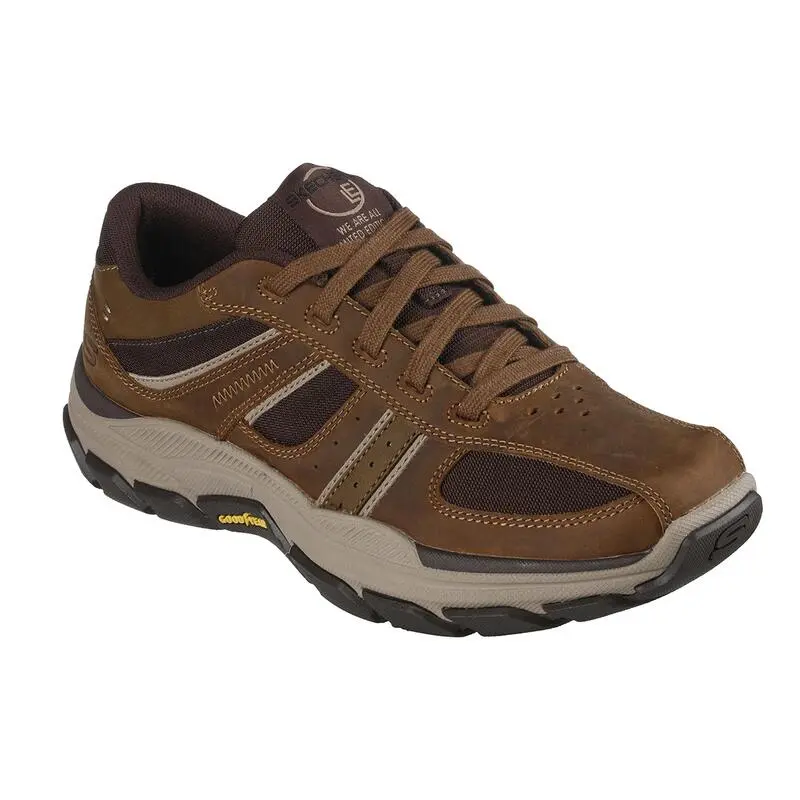 Zapatillas Caminar Hombre SKECHERS Relaxed Fit Respected-Edgemere Marrón - Horma Ancha 2 Zapatillas Caminar Hombre SKECHERS Relaxed Fit Respected-Edgemere Marrón - Horma Ancha - Imagen 2