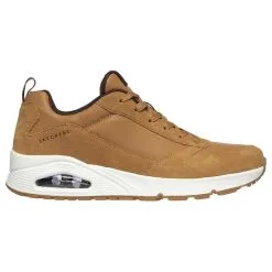 Zapatillas Caminar Hombre SKECHERS Uno Stacre 41 Camel - Horma Ancha y Tendencia