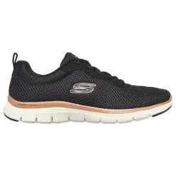 Zapatillas Caminar Mujer SKECHERS Flex Appeal Brilliant View Negro - Comodidad y Estilo