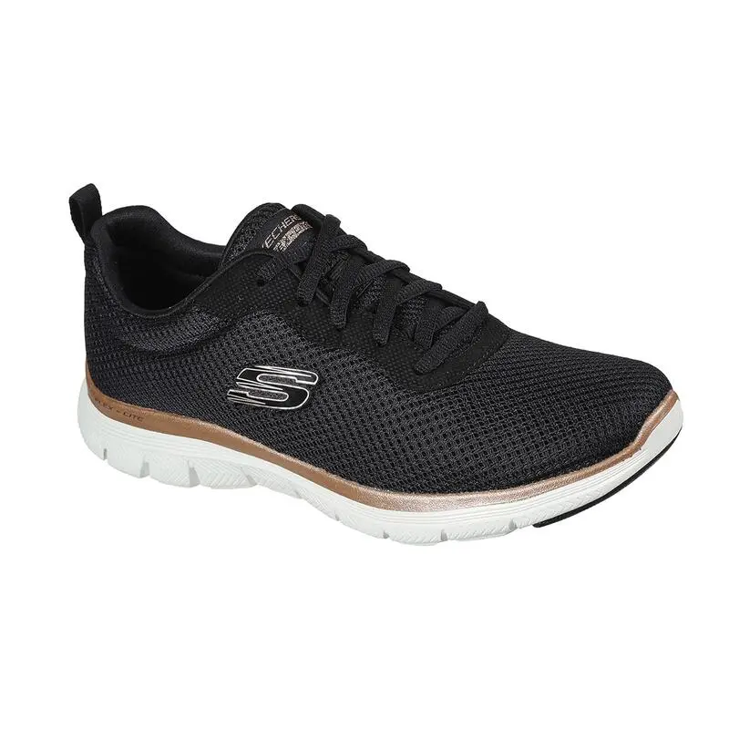 Zapatillas Caminar Mujer SKECHERS Flex Appeal Brilliant View Negro - Comodidad y Estilo 2 Zapatillas Caminar Mujer SKECHERS Flex Appeal Brilliant View Negro - Comodidad y Estilo - Imagen 2