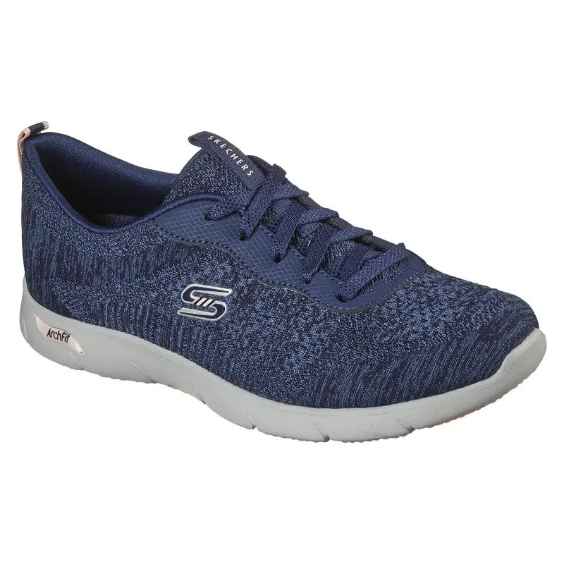 Zapatillas Unisex Skechers Arch Fit Refine Azul Marino - Caminar C贸modo y Estilo 2 Zapatillas Unisex Skechers Arch Fit Refine Azul Marino - Caminar C贸modo y Estilo - Imagen 2