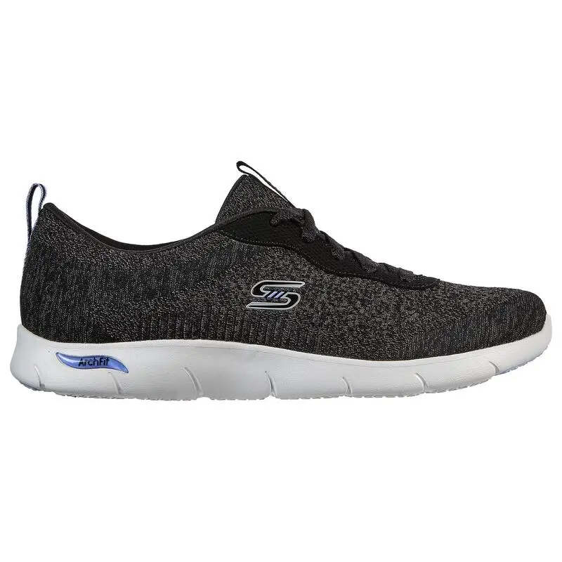 Zapatillas Unisex Skechers Arch Fit Refine Negro - Caminar Cómodo y Estilo Moderno 1 Zapatillas Unisex Skechers Arch Fit Refine Negro - Caminar Cómodo y Estilo Moderno