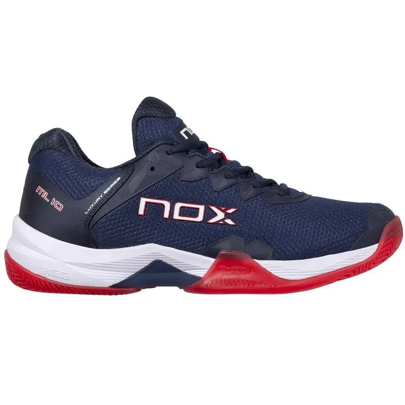 Zapatillas De Pádel Nox ML10 HEXA Azul Marino/Rojo - Diseño Profesional y Máximo Rendimiento 1 Zapatillas De Pádel Nox ML10 HEXA Azul Marino/Rojo - Diseño Profesional y Máximo Rendimiento
