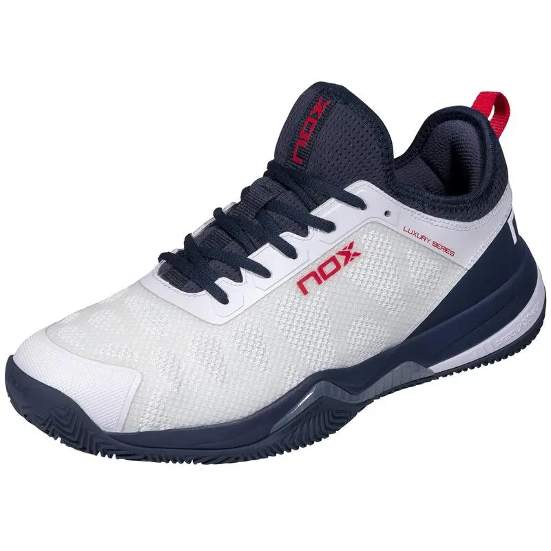 Zapatillas De Pádel Nox NERBO Blanco/Azul - Comodidad y Estilo en la Pista 4 Zapatillas De Pádel Nox NERBO Blanco/Azul - Comodidad y Estilo en la Pista - Imagen 4