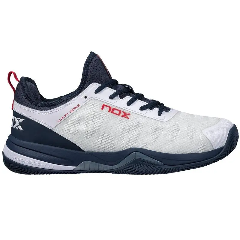 Zapatillas De Pádel Nox NERBO Blanco/Azul - Comodidad y Estilo en la Pista 1 Zapatillas De Pádel Nox NERBO Blanco/Azul - Comodidad y Estilo en la Pista