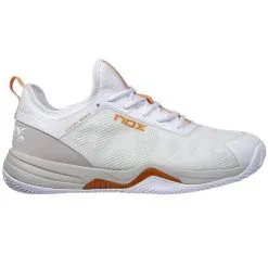Zapatillas De Pádel Nox NERBO Blanco/Coral - Cómodas y Estables para el Juego