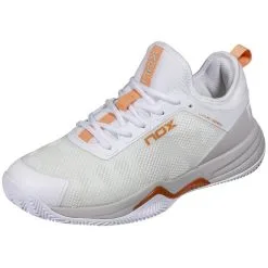 Zapatillas De Pádel Nox NERBO Blanco/Coral - Cómodas y Estables para el Juego -Quechuagatta comercio zapatillas de padel nox nerbo blancocoral 4