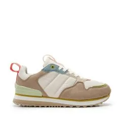 Zapatillas Deportivas Para Mujer Lois 85845 Beige Con Estabilizador - Caminar Cómodo y Estilo