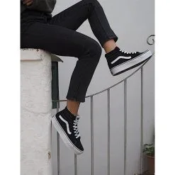 Zapatillas Urbanas Vans SK8-HI Platform 2 VN0A3TKN6BT1 Negro - Comodidad y Estilo -Quechuagatta comercio zapatillas para mujer urbanas vans sk8 hi platform 2 vn0a3tkn6bt1 negro 2
